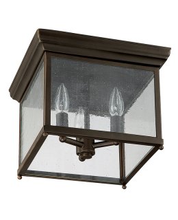 Capital Lighting   9546OB   Creekside Glass Outdoor Ceiling Fixture